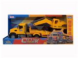 OBL10321370 - 1：14 美式工程挖机运输车
惯性&音乐&灯光
（1只滑行挖机）