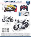 OBL10322008 - 1:2二通0警车遥控摩托车