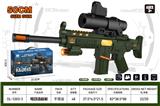 OBL10323892 - 电动枪 配火车头16倍镜 带灯光 语音 声光玩具枪 
（军绿色）