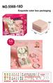 OBL10325605 - D款66件套双层方盒合金珠+AB珠 （粉色+绿色）