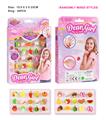 OBL10326103 - 水果蔬菜图案儿童戒指30PCS