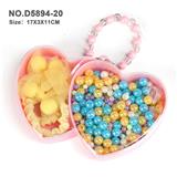 OBL10326120 - 手链双爱心DIY手工串珠配发饰