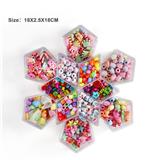 OBL10326334 - 透明雪花12格DIY手工串珠