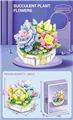 OBL10326580 - 花系列小颗粒积木-蓝宝石盆栽274PCS-工艺UV彩盒