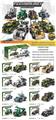 OBL10326603 - 小颗粒积木8in1军事回力车系列128-134PCS-8只/展示盒