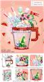 OBL10326657 - 小颗粒积木西瓜气泡水235PCS-工艺UV彩盒