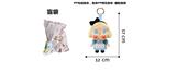 OBL10327966 - 1比1大号 POPMART泡泡玛特 CRYBABY眼泪工厂毛绒棉身搪胶脸的哭泣娃娃爱丽丝带钥匙扣