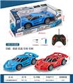 OBL10329951 - 1:18四通骨架遥控车（包电）（2款2色混装）儿童卡通趣味遥控车模型
