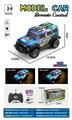 OBL10330078 - 遥控车1:22四通27频PVC透光车壳 牧马人越野车（带灯光）