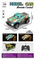 OBL10330094 - 遥控车1:22四通27频PVC透光车壳 （带灯光）