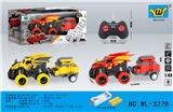 OBL10333419 - 1:43迷你飞龙四通灯光遥控拖车(包2AA可充电电池+USB充电座）