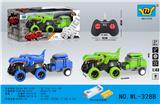 OBL10333421 - 1:43迷你霸王龙四通灯光遥控拖车(包2AA可充电电池+USB充电座）