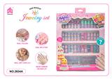 OBL10333486 - 跨境儿童彩妆化妆品饰品美甲梳扮女孩玩具过家家美甲新款DIY套装