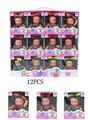 OBL10341354 - 新款8寸时尚搪胶肥童娃娃女孩带蝴蝶在3款混装12PCS