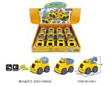 OBL10342423 - 灯光声音回力工程车