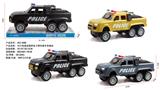 OBL10345039 - 1:16六轮路虎越野皮卡惯性警车带备胎