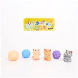 OBL10347842 - 搪胶小猫手抓球套装带BB哨