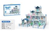 OBL10349672 - （GCC)DIY拼装别墅-蓝色