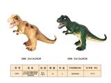 OBL10350240 - 中大号环保搪胶填棉恐龙(不带IC)-新霸王龙黄、绿2款