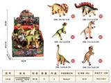 OBL10350247 - 中大号环保搪胶填棉恐龙-6款混装、（12PCS单只价格）