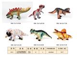 OBL10350248 - 大中号环保搪胶填棉恐龙(不带IC)-6款混装