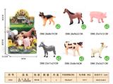 OBL10350260 - 狗、马、猪、驴、奶牛、山羊6款混装