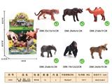 OBL10350261 - 虎、象、骆驼、水牛、麋鹿、猩猩6款混装