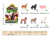 OBL10350265 - 小绵羊、山羊、黑狗、狗、猪、马6款混装