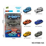 OBL10352557 - 6款1:64合金车3只装