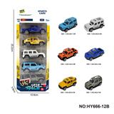 OBL10352558 - 6款1:64合金车5只装