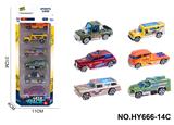 OBL10352567 - 6款1:64合金车6只装