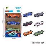 OBL10352569 - 6款1:64合金车3只装