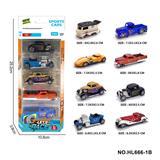 OBL10353662 - 8款1:64合金车5只装