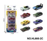 OBL10353667 - 8款1:64合金车6只装
