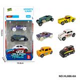 OBL10353681 - 6款1:64合金车3只装