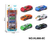 OBL10353691 - 6款1:64合金车6只装