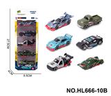 OBL10353698 - 6款1:64合金车5只装
