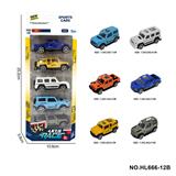 OBL10353706 - 6款1:64合金车5只装