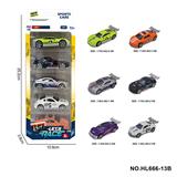 OBL10353710 - 6款1:64合金车5只装