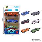 OBL10353717 - 6款1:64合金车3只装