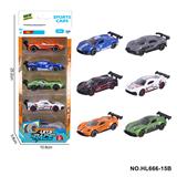OBL10353718 - 6款1:64合金车5只装