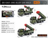 OBL10353945 - 英文1：24锌合金军事系列（喀秋莎火箭炮/圆头导弹车/火箭导弹车）3款混装