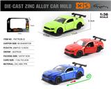 OBL10354001 - 英文1:36锌合金野马车模