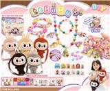 OBL10354703 - 拉布布斜跨包配DIY儿童串珠项链套装