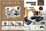 OBL10355316 - 合金六通工程挖掘机带灯光音乐