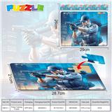 OBL10355533 - 12块庄28.7X21 CM硬纸板益智拼图（警察训练）