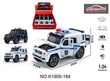 OBL10356913 - 1:24大G 6开门声光回力合金车（俄文警车版）
