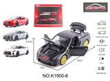 OBL10356947 - 1:32GTR带灯光音乐六开门回力合金车