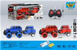 OBL10357534 - 1:43迷你大G仿真4通灯光遥控拖车(包2AA可充电电池+USB充电座）