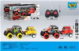 OBL10357535 - 1:43迷你牧马人涂鸦4通灯光遥控拖车
